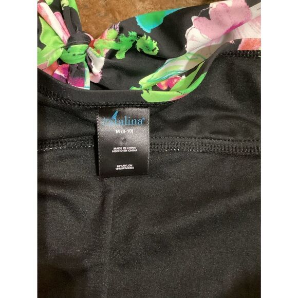 Catalina Floral Print One Piece Swimsuit M - Picture 4 of 6